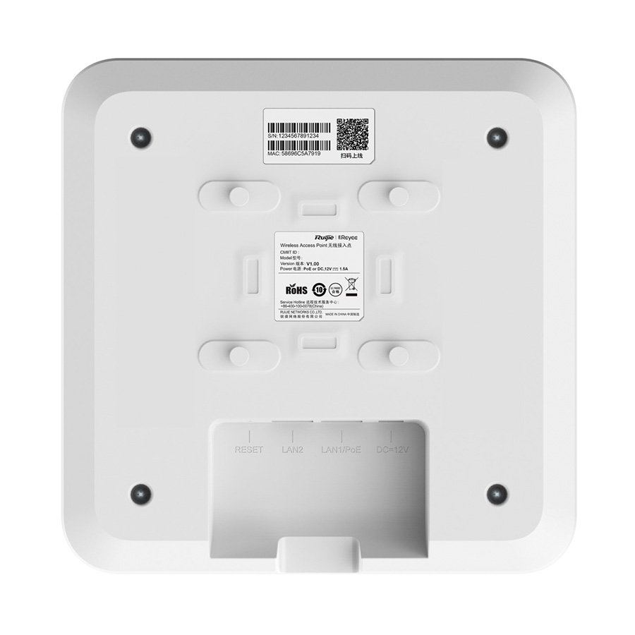 ACCESS POINT DUAL-BAND AX3200 WI-FI6 1 PORTA 2.5GE RG-RAP2260(E) — imagem 3