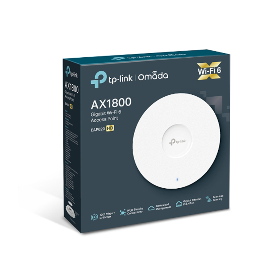ACCESS POINT WIRELESS DUAL BAND AX1800 WI-FI6 GIGABIT (EAP620 HD) — imagem 2