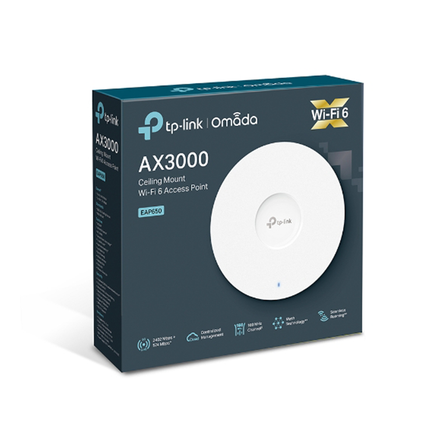 ACCESS POINT WIRELESS DUAL BAND AX3000 WI-FI6 GIGABIT (EAP650) — imagem 5