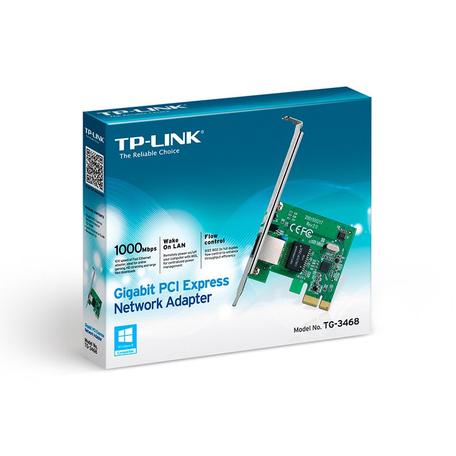 ADAPTADOR DE REDE PCI EXPRESS GIGABIT (TG-3468) — imagem 2