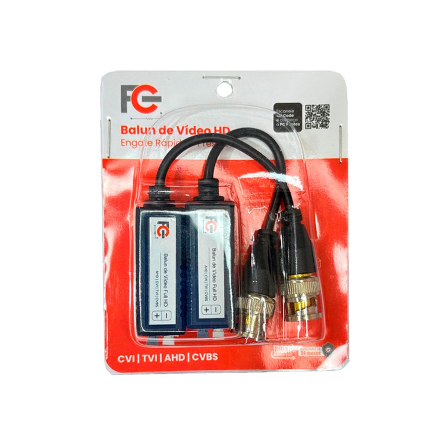 BALUN DE VIDEO FHD DE ENGATE RÁPIDO – AHD-CVI-TVI-CVBS — imagem 4