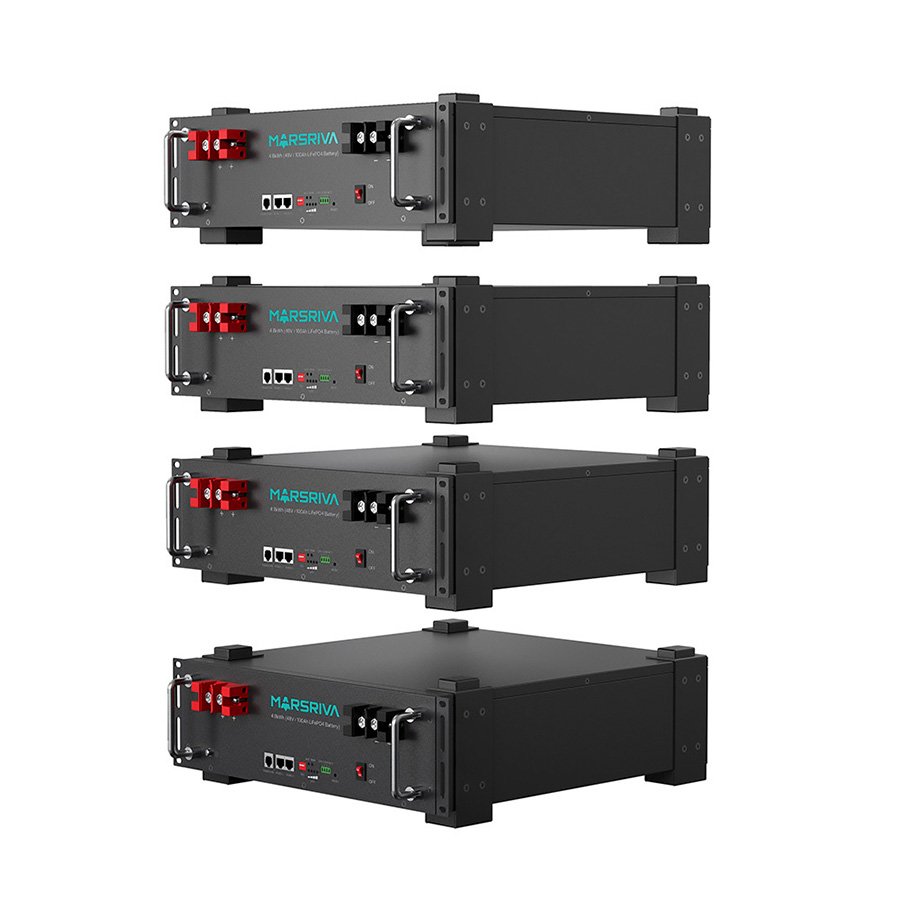 BATERIA ESTACIONÁRIA DE LÍTIO LIFEPO4 P/ RACK 48V 100AH 3U (MR-LFP48-100-LRC) — imagem 2
