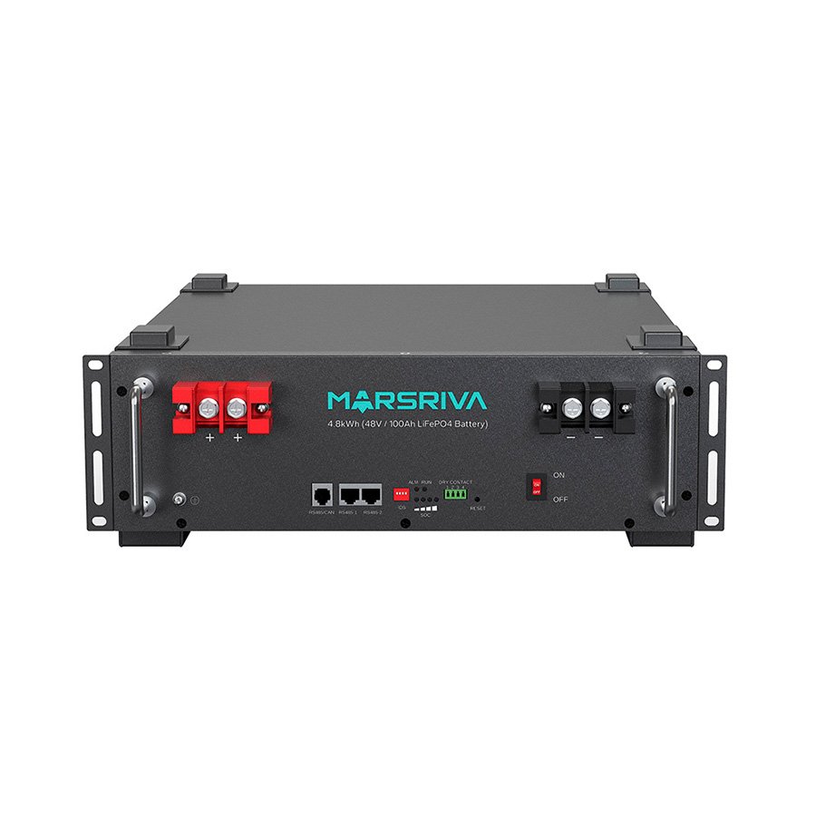 BATERIA ESTACIONÁRIA DE LÍTIO LIFEPO4 P/ RACK 48V 100AH 3U (MR-LFP48-100-LRC)