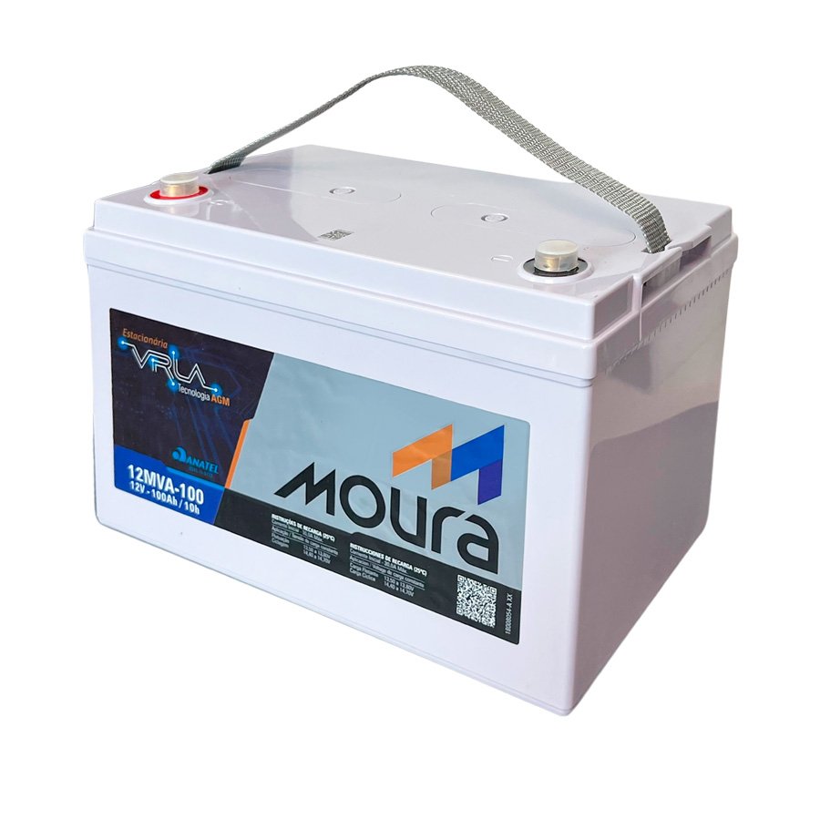 BATERIA ESTACIONÁRIA NOBREAK VLRA MVA 12V 100AH (12MVA-100) — imagem 3