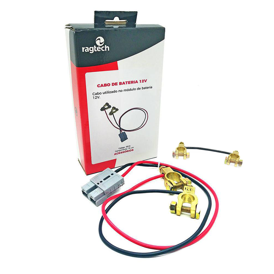 CABO DE BATERIA EXTERNA PARA NOBREAK 24V 55CM