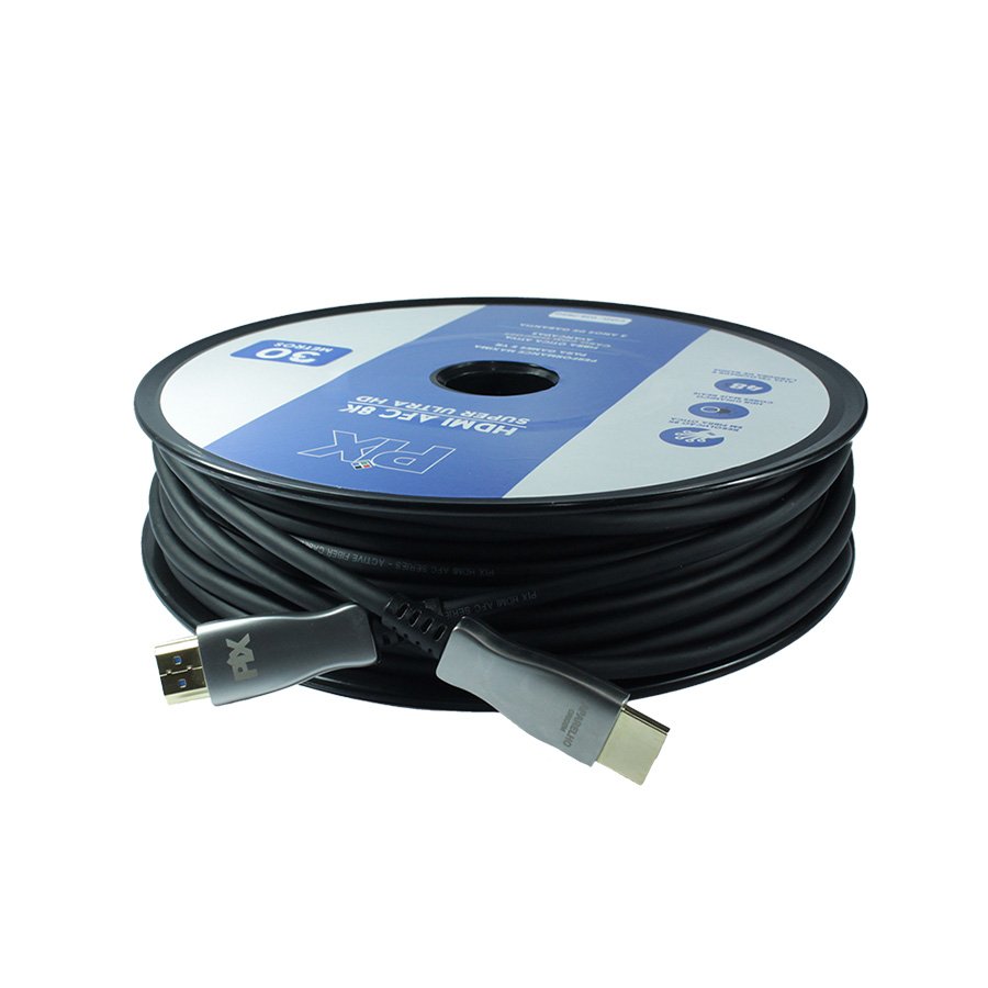 CABO HDMI 2.1 HDR 8K 19 PINOS 32AWG (FIBRA OPTICA ATIVA) – 30 METROS — imagem 4
