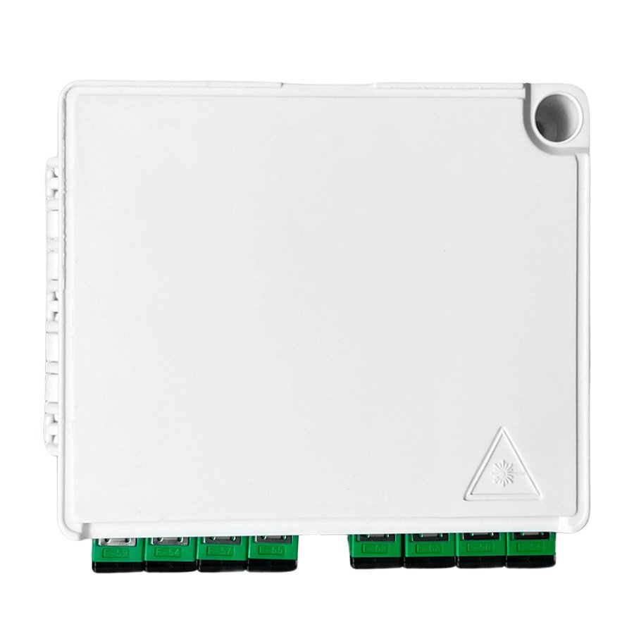 CAIXA DE DISTRIBUIÇÃO INTERNA BOX FTTA PAREDE 1X8 SC/APC (CDOI108) — imagem 3