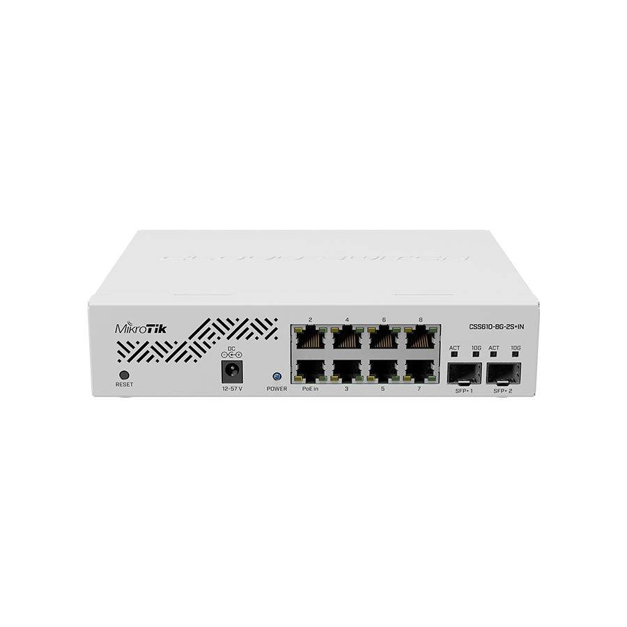 CLOUD SMART SWITCH CSS610-8G-2S+IN