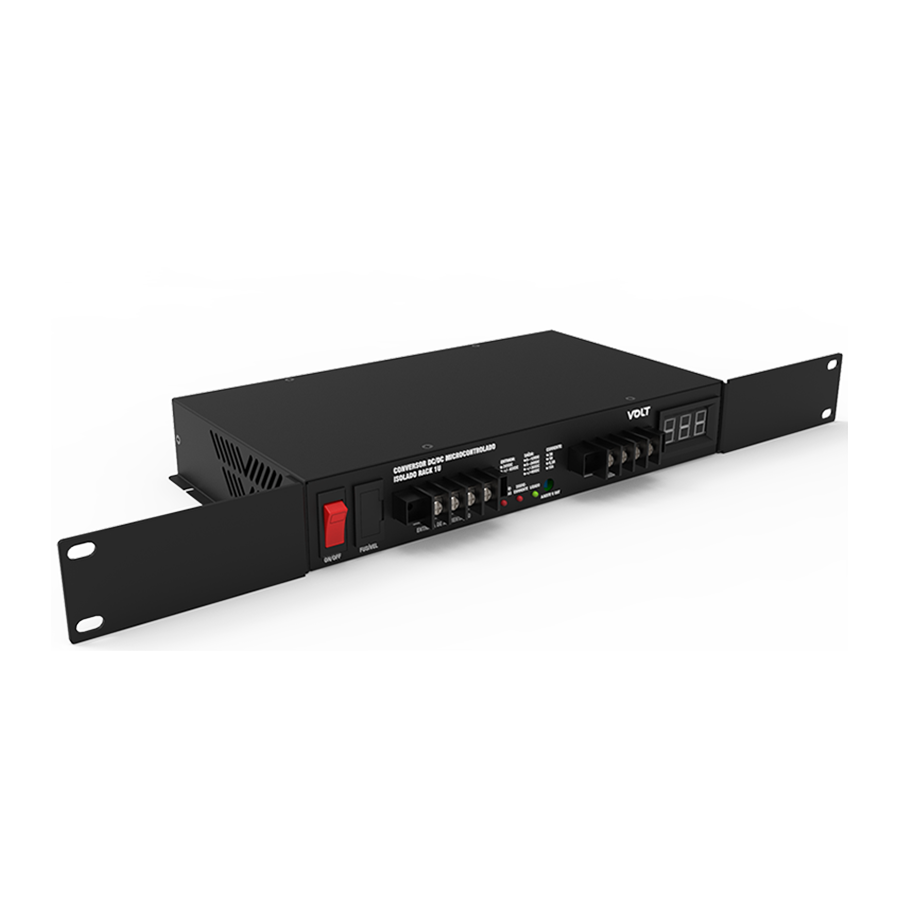 CONVERSOR DE TENSÃO DC/DC MICROCONTROLADO ISOLADO (+/-)48V / AJUSTÁVEL 5-24V / 5A