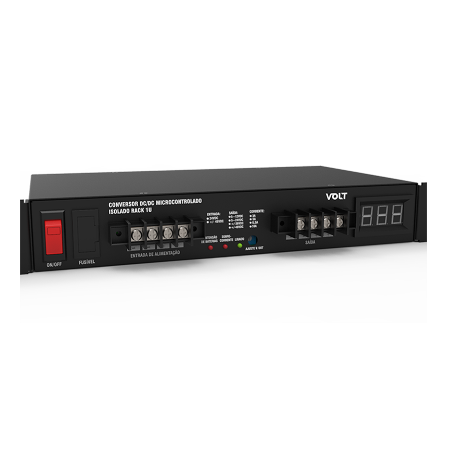 CONVERSOR DE TENSÃO DC/DC MICROCONTROLADO ISOLADO (+/-)48V / AJUSTÁVEL 5-24V / 5A — imagem 4