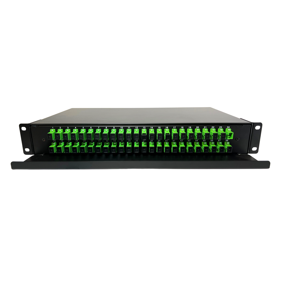 DIO CONECTORIZADO 48 SC/APC (F2H-FPX-P2-AS-48-AS) PRETO