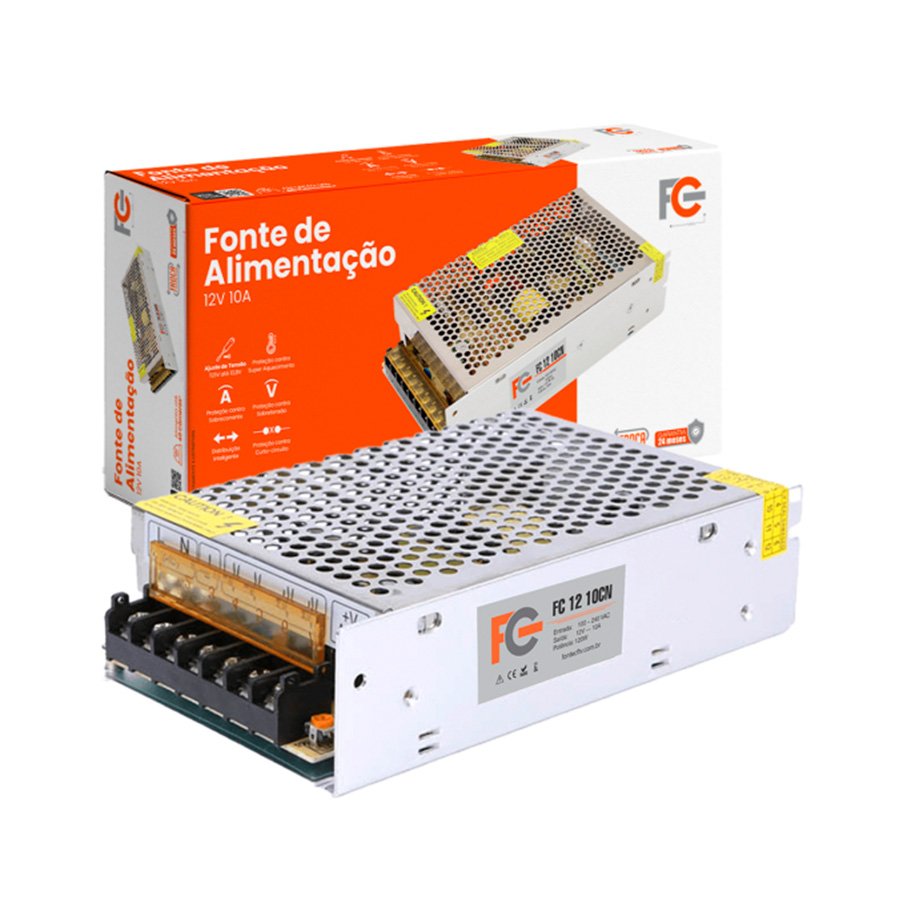 FONTE CHAVEADA COLMEIA 12V 10A 120W