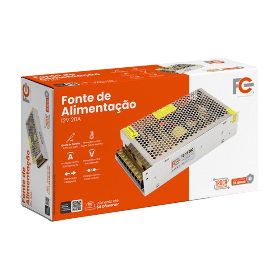 FONTE CHAVEADA COLMEIA 12V 20A 240W — imagem 5