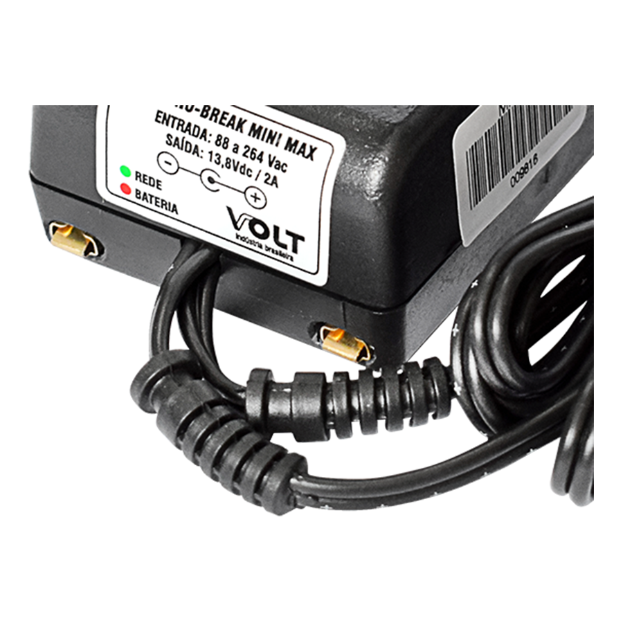 FONTE NOBREAK MINI MAX (13.8V | 2A) C/ 2 CABOS P4 — imagem 3