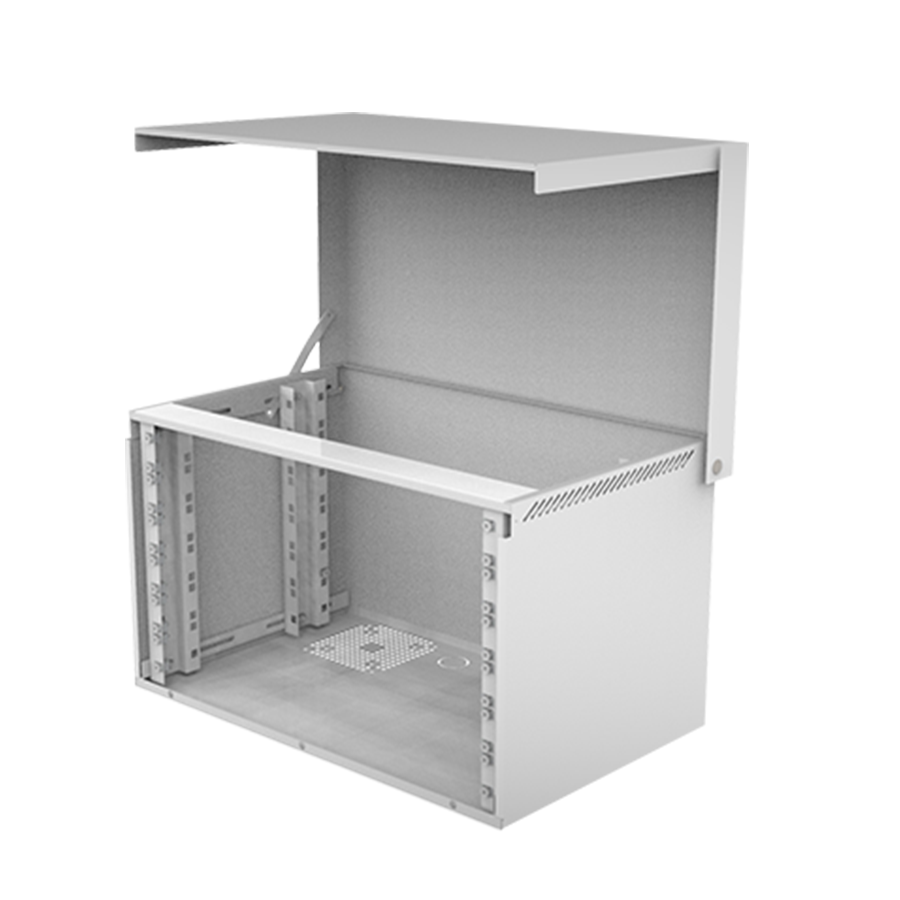 GABINETE OUTDOOR 6U X 350MM (BASCULANTE) — imagem 4