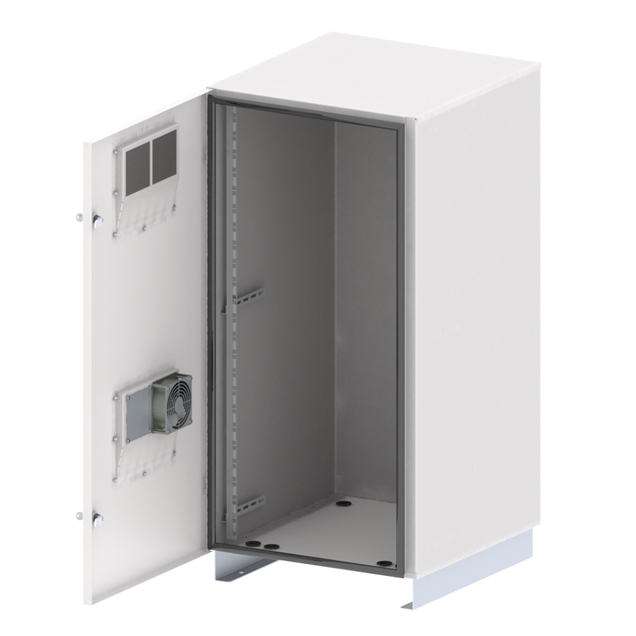 GABINETE OUTDOOR FIT C/ AR COND 1000W + MANTA TÉRMICA + CHAPÉU + SUPORTE DE PISO 24UX1000MM — imagem 6