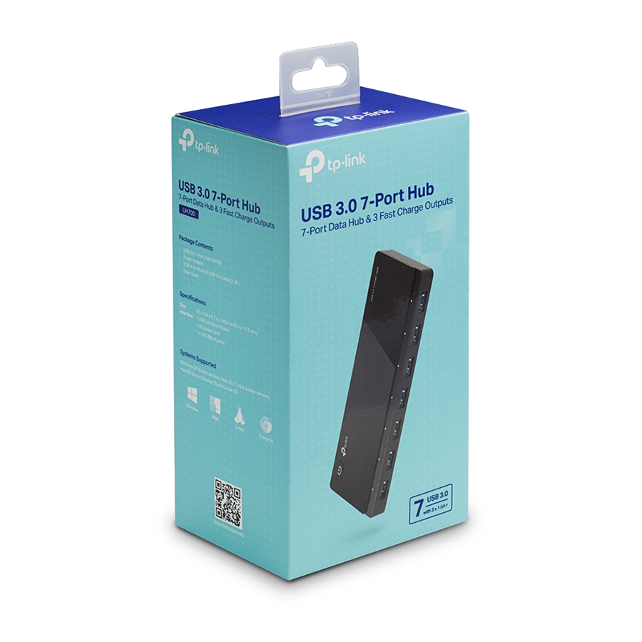 HUB USB 3.0 COM 7 PORTAS (UH700) — imagem 3