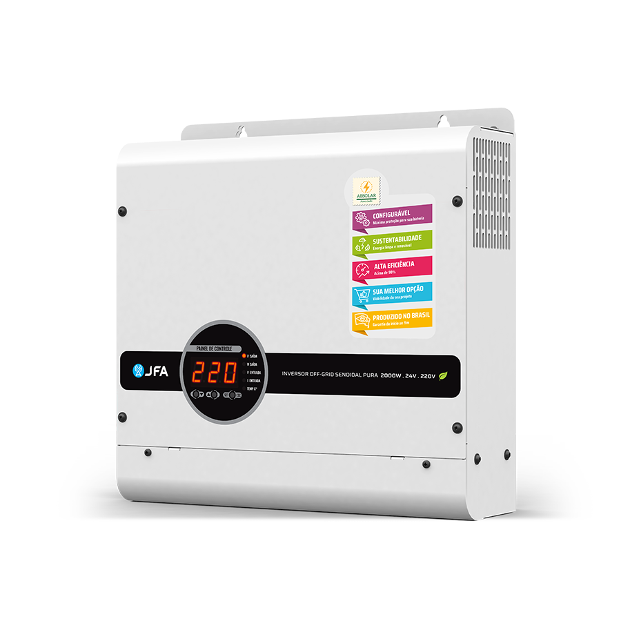 INVERSOR OFF-GRID SENOIDAL PURA 2000W 24/220V
