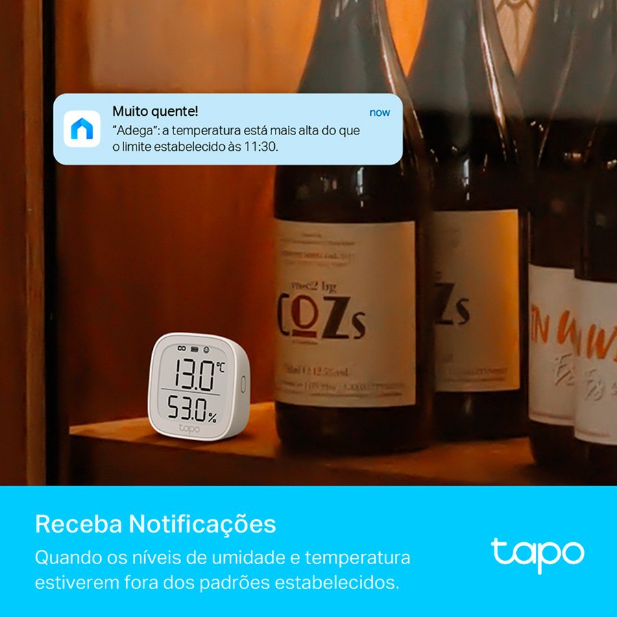 MONITOR DE UMIDADE E TEMPERATURA INTELIGENTE (TAPO T315) — imagem 5