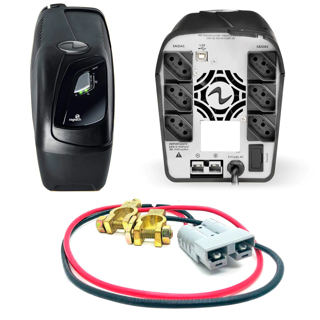 NOBREAK EASY WAY 1500 GT CBU-TI BLACK 60HZ ENTRADA 115-127-220V SAÍDA 115V — imagem 2