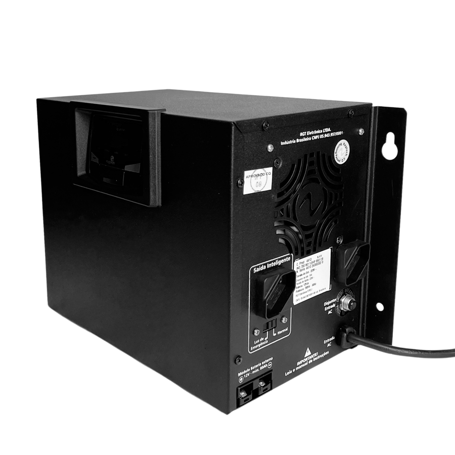 NOBREAK INNERGIE GATE 700 M2 1/2HP BS2 CB 60HZ BLACK | ENTRADA 220V | SAÍDA 220V — imagem 3