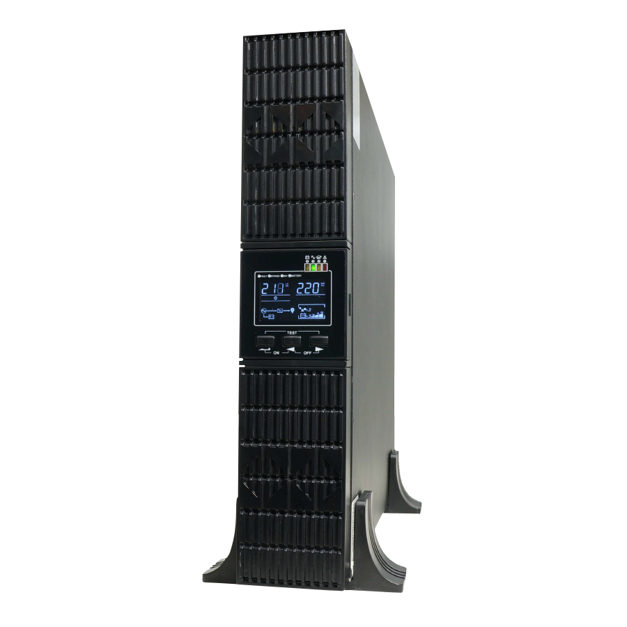 NOBREAK ONLINE DUE PRO RACK M2 BLACK 50/60HZ | ENTRADA 220V | SAÍDA 220V