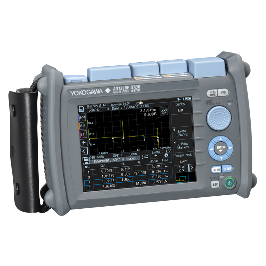 OTDR AQ1210E 37/35/35DB 1310/1550/1625NM (FIBRA ATIVA)
