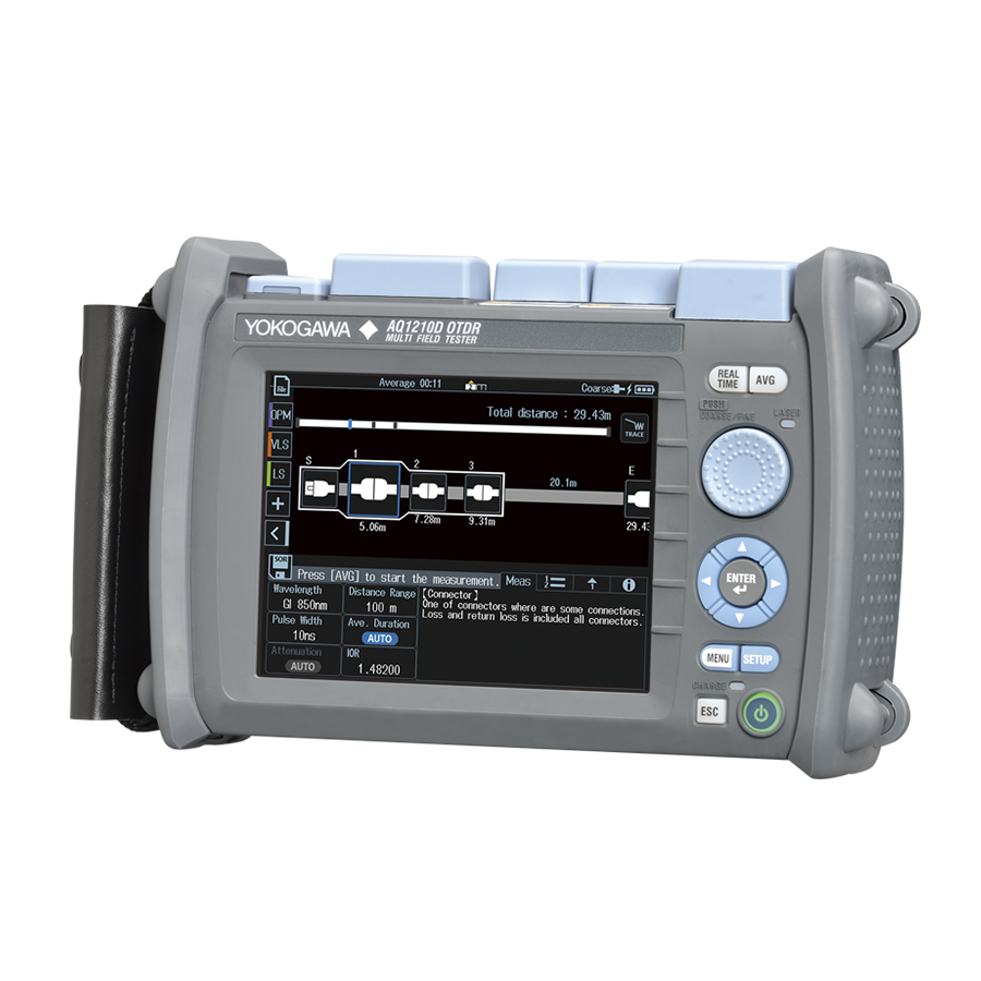 OTDR AQ1215E 42/40/39DB 1310/1550/1625NM (FIBRA ATIVA)