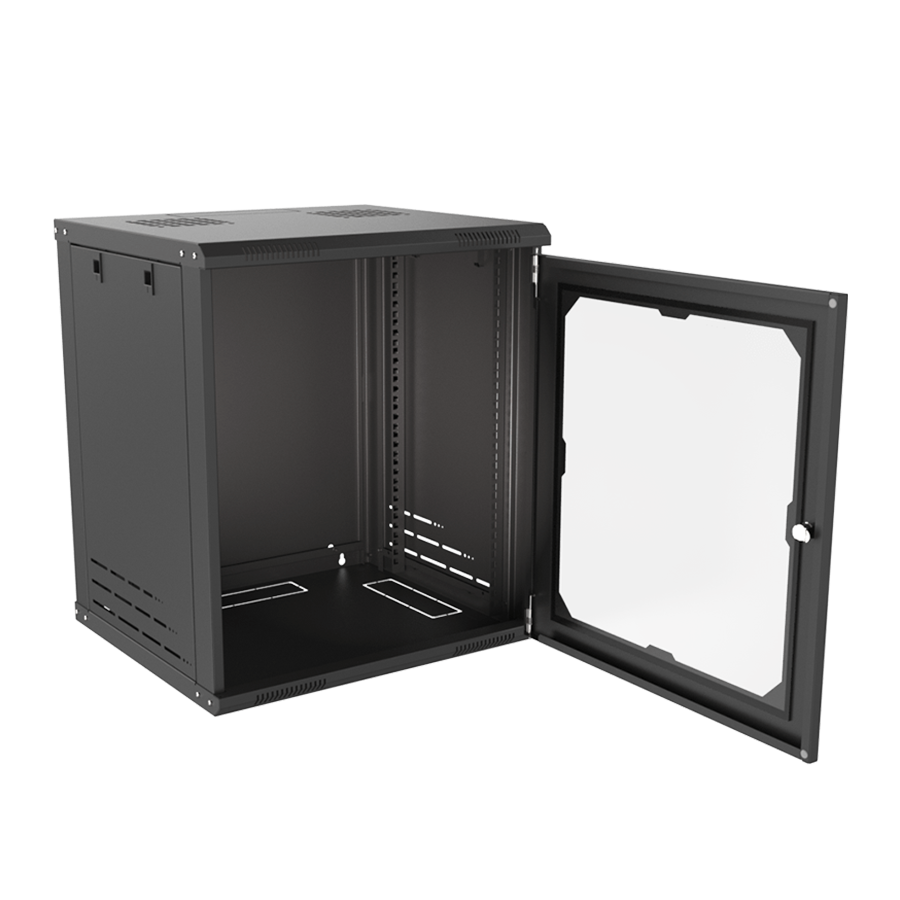 RACK PAREDE DESMONTÁVEL EVOLUTION PORTA DE ACRILICO 12U P470 — imagem 2