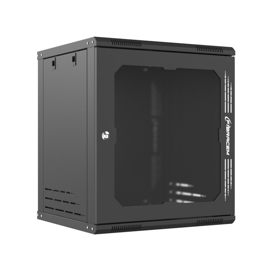 RACK PAREDE DESMONTÁVEL EVOLUTION PORTA DE ACRILICO 12U P470