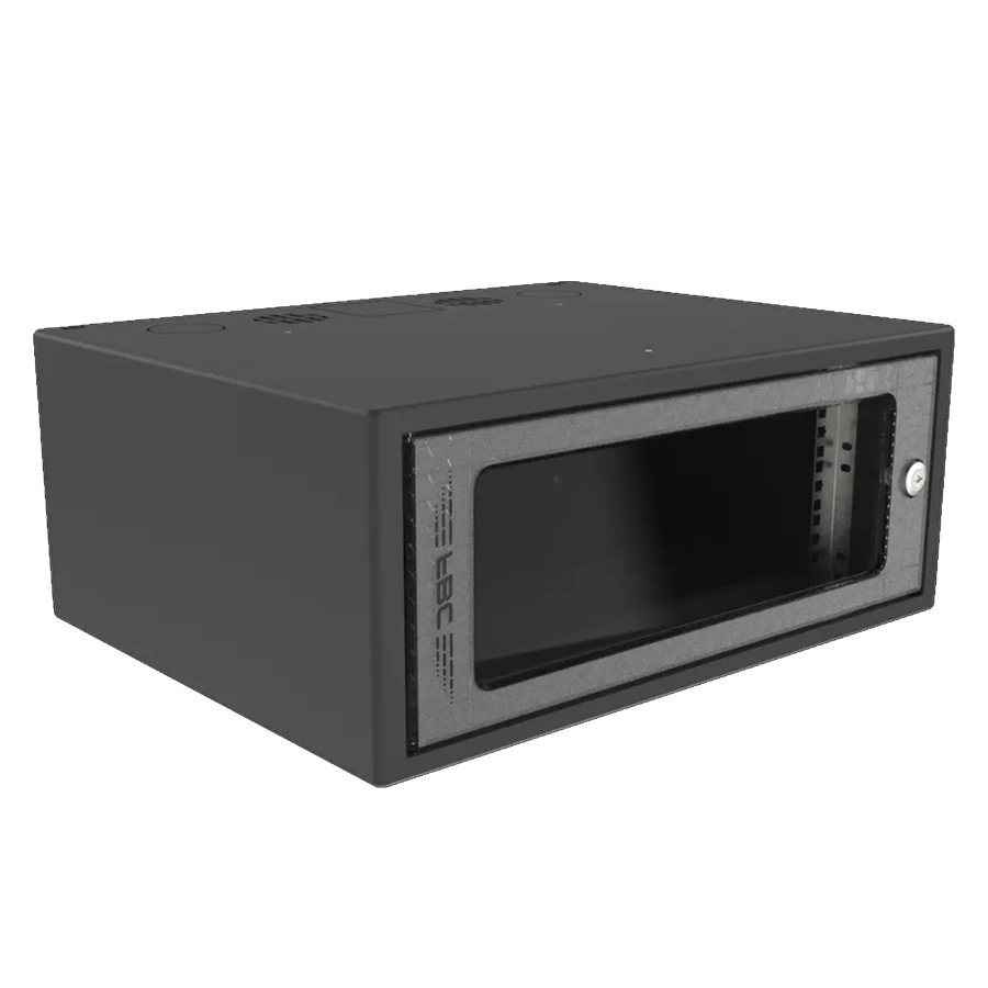RACK PAREDE PLÁSTICO CFTV 04U P400