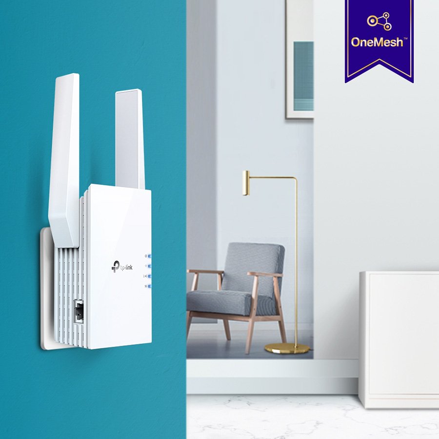 REPETIDOR EXTENSOR WIRELESS DUAL BAND AX1800 WI-FI6 MESH (RE605X) — imagem 3