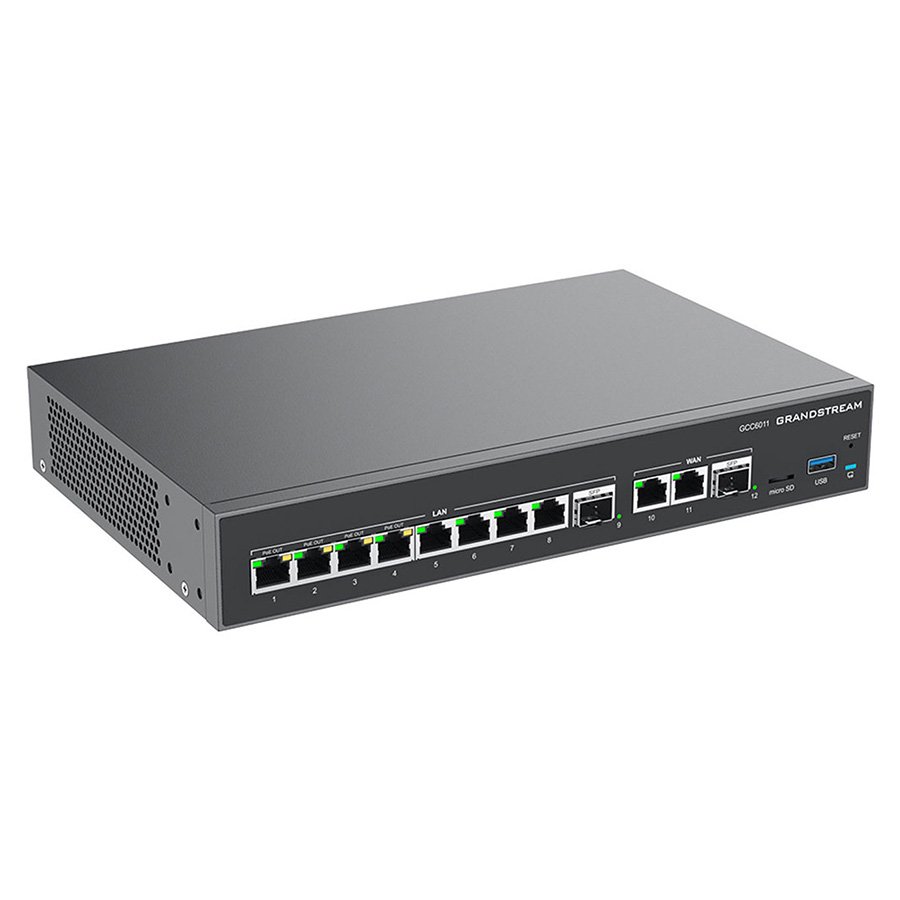 ROTEADOR MULTI WAN VPN 10 PORTAS GIGABIT + 2 PORTAS SFP 2.5G (GCC6011) — imagem 3