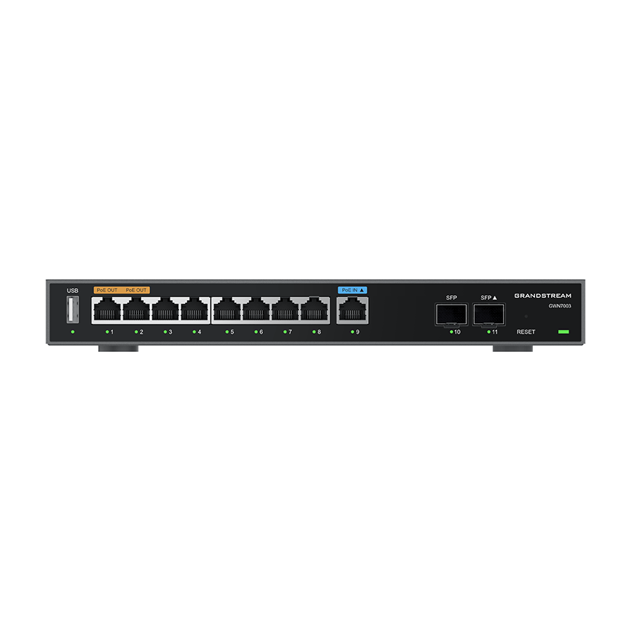 ROTEADOR MULTI WAN VPN 9 PORTAS GIGABIT + 2 PORTAS SFP (GWN7003) — imagem 3