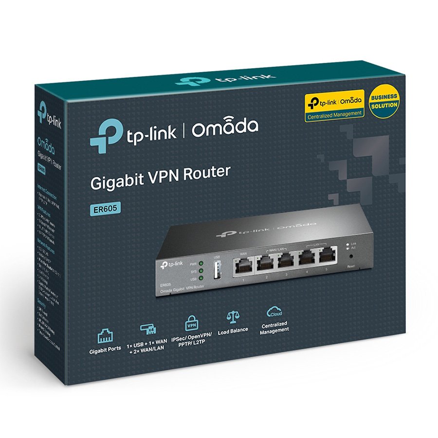 ROTEADOR OMADA GIGABIT VPN ROUTER MULTI-WAN (ER605 V2) — imagem 2