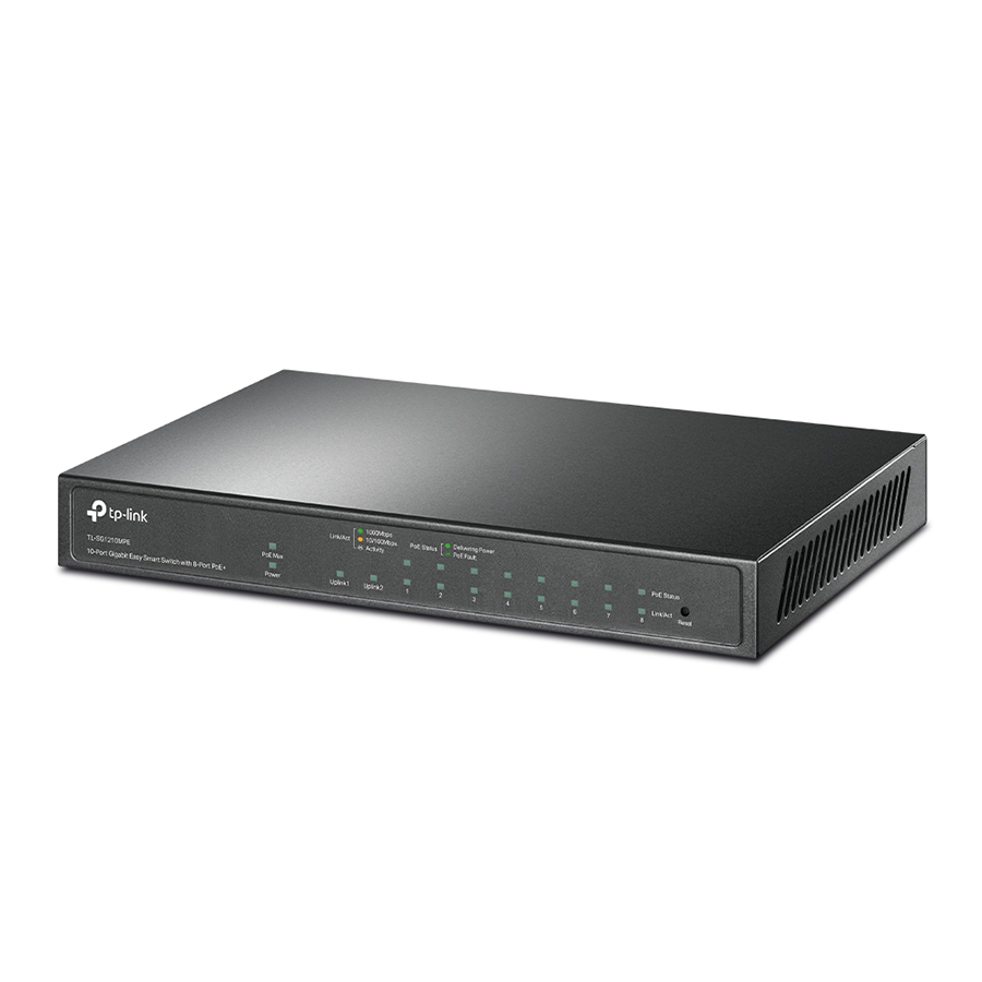 SWITCH 10 PORTAS GIGABIT EASY SMART C/ 8 PORTAS POE+ (TL-SG1210MPE) — imagem 5
