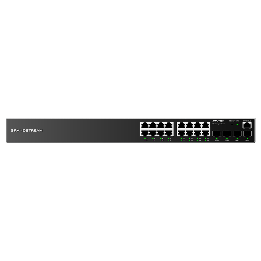 SWITCH 16 PORTAS GIGABIT + 4 SFP GERENCIÁVEL LAYER 2+ (GWN7802) — imagem 5