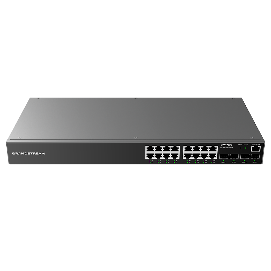 SWITCH 16 PORTAS GIGABIT + 4 SFP GERENCIÁVEL LAYER 2+ (GWN7802) — imagem 6