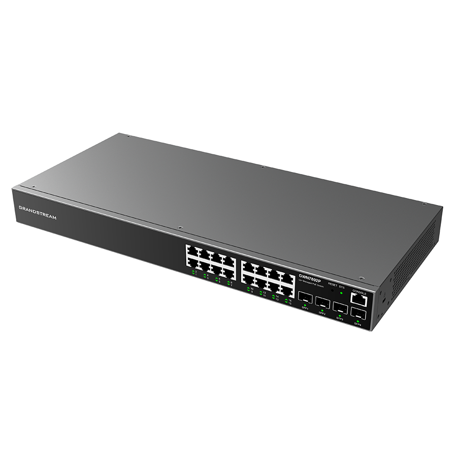 SWITCH 16 PORTAS POE GIGABIT + 4 SFP GERENCIÁVEL LAYER 2+ (GWN7802P) — imagem 5