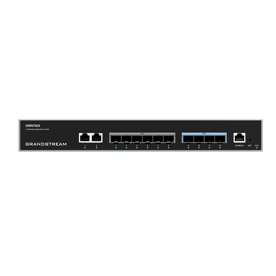 SWITCH 2 PORTAS GIGABIT + 6 SFP + 4 SFP+10G GERENCIÁVEL LAYER 3 (GWN7830) — imagem 5