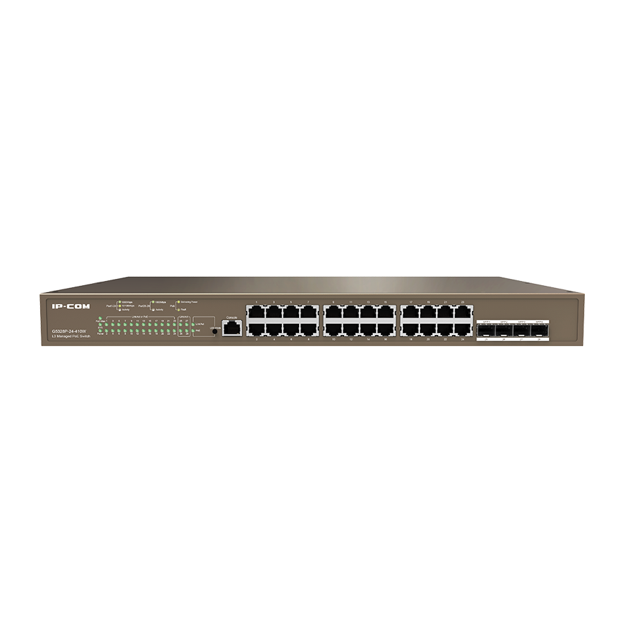 SWITCH 24 PORTAS GIGABIT POE GERENCIAVEL LAYER-3 (G5328P-24-410W) — imagem 3