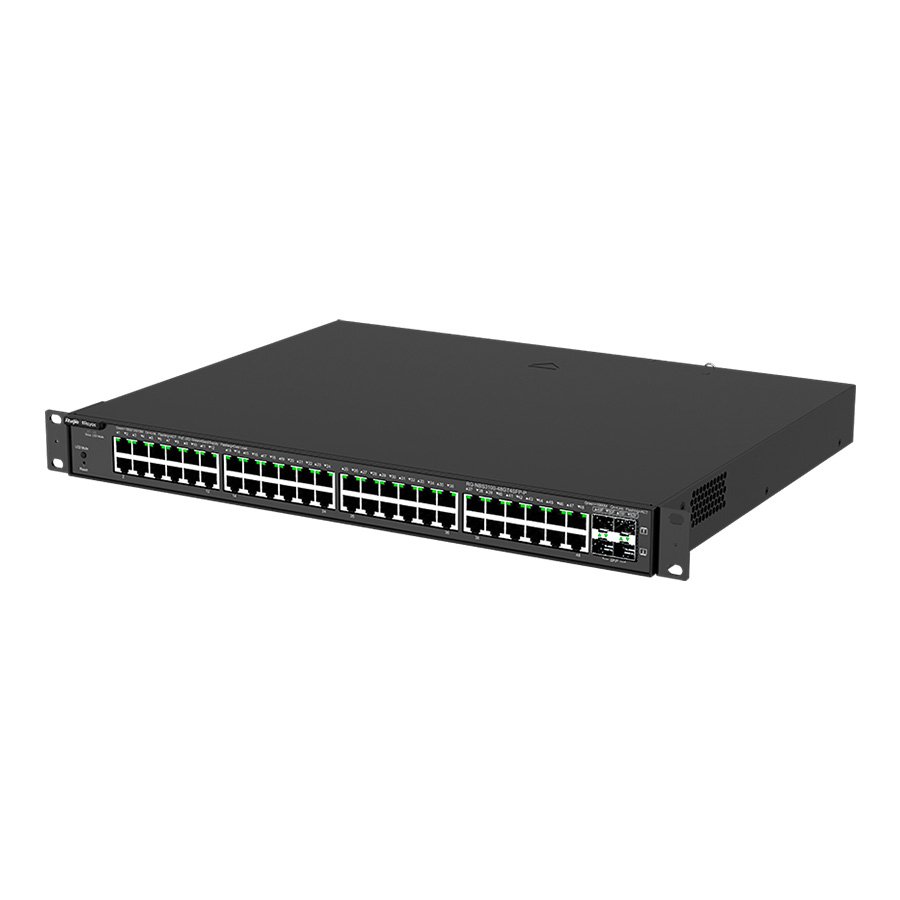 SWITCH 48 PORTAS POE GE + 4 PORTAS SFP GERENCIAVEL (L2) RG-NBS3100-48GT4SFP-P — imagem 3