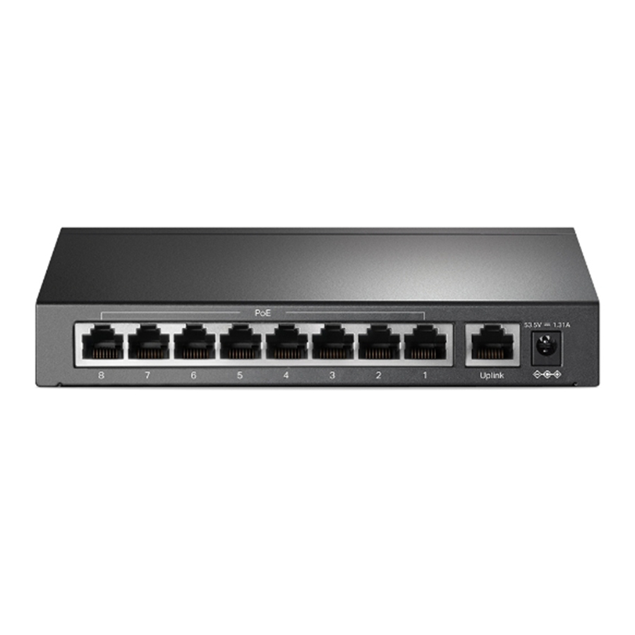 SWITCH FAST 9 PORTAS COM 8 PORTAS POE (TL-SF1009P) — imagem 4