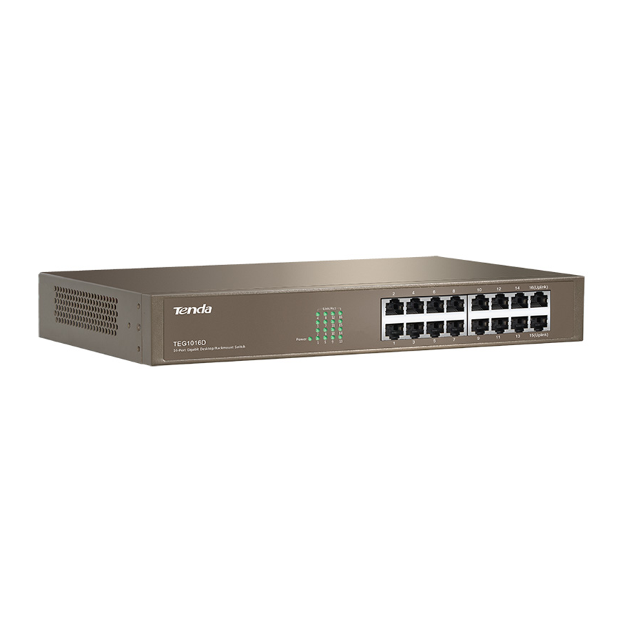 SWITCH GIGABIT 16 PORTAS (TEG1016D)