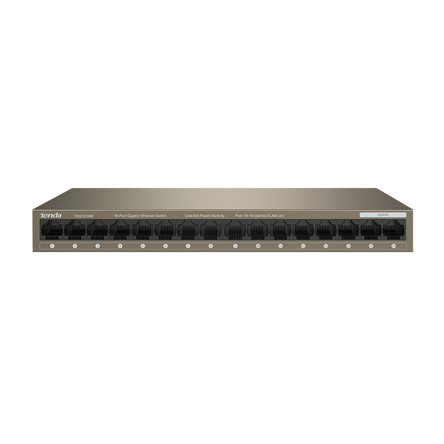 SWITCH GIGABIT 16 PORTAS (TEG1016M)