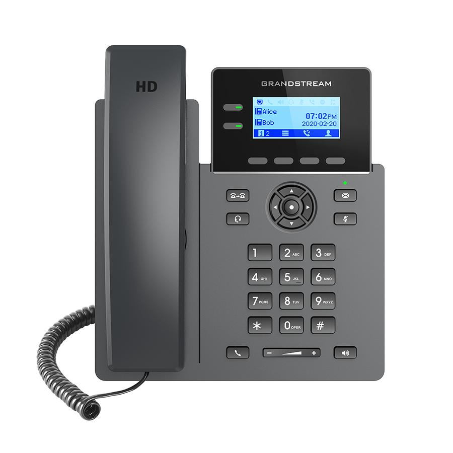 TELEFONE IP COM 2 LINHAS E 4 CONTAS SIP (GRP2602)