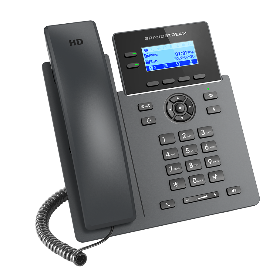 TELEFONE IP COM 2 LINHAS E 4 CONTAS SIP POE SEM FONTE (GRP2602P) — imagem 3