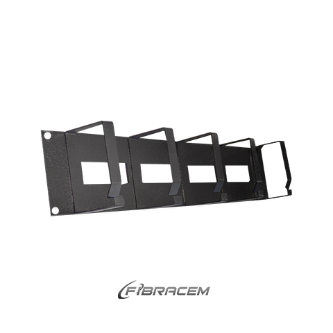 GUIA DE CABOS HORIZONTAL ABERTO 19″ 2U