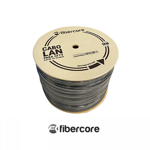 CABO FIBERCORE CFTV 4P DUPLA CAPA OUTDOOR