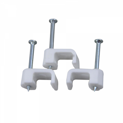 FIXA FIO PARA CABO DROP + PREGO AÇO INOX 1.8X25